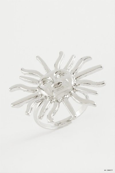 ZERO LAND CONCEPTA Sun Metal Ring (162532) Silver Color