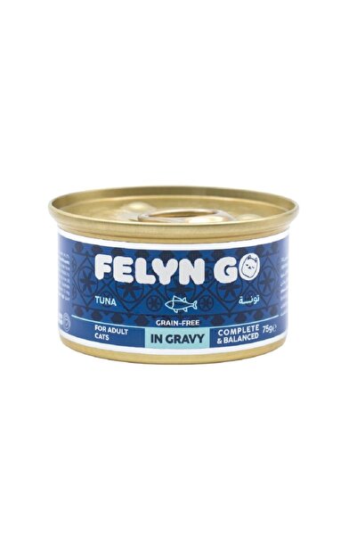Felyn Go Villain Cuo Tuna Flavor Wet Food with Gravy for Cats 75g *12 Cans