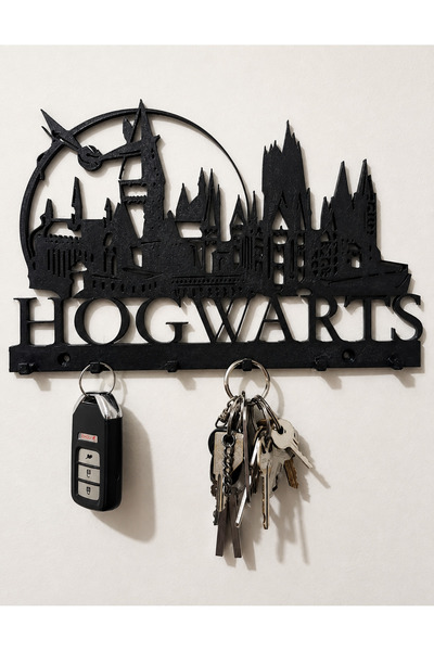 3Devat Hogwarts Harry Potter Temalı Duvar Anahtarlığı ve Anahtar Askısı – 3D ...