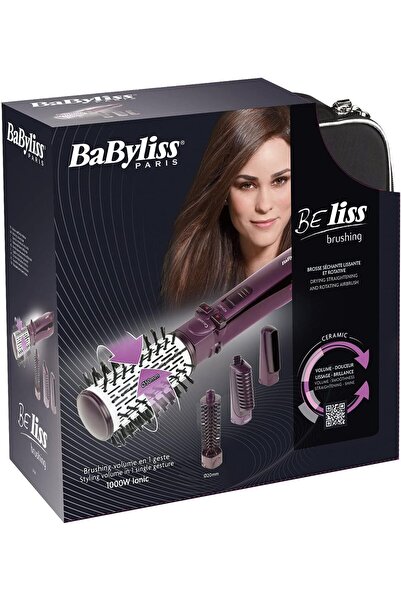 BaByliss Pro فرشاة تصفيف الشعر الدوارة بيليسيس 2736SDE من بابيليس مع 4 ملحقات...
