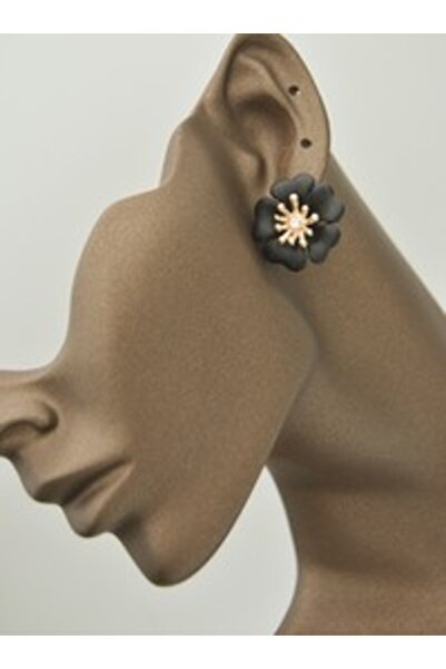 Stoneage Matte Muneeli Earrings - Black -