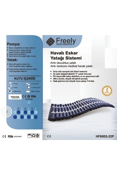 Medikaltec Boru tipli havalı yatak freely hf6002-22p