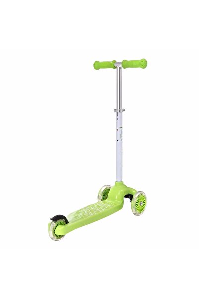 iyisiolsun SCOOTER 3TKR IŞIKLI MAX 50KG YEŞİL
