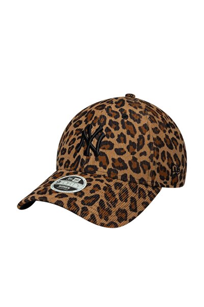NEW ERA Unisex Beige Wmns Leopard Cord 9Forty Neyvan Hat