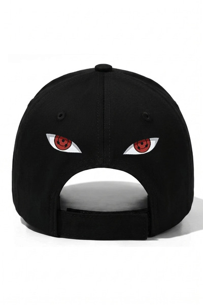 l'eivor Anime Naruto Eyes Very Special Design Printed Black Hat
