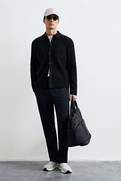 Lufian Justin Men's Cardigan Black