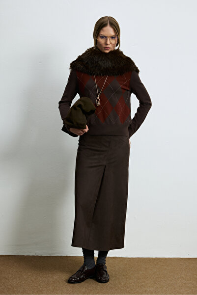 Lufian Luna Women's Sweater Brown
