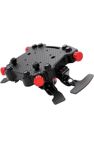 SİMAGİC GT Pro Steering Hub, 14 Controls, 8 Programmable Buttons (Black)