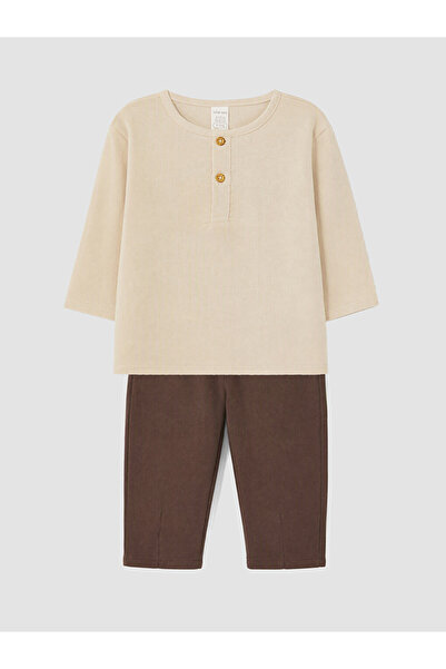 LC Waikiki Crew Neck Baby Boy Suit