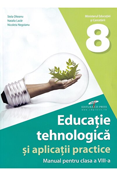 CD Press Educatie tehnologica si aplicatii practice - Clasa 8 - Manual - Stel...
