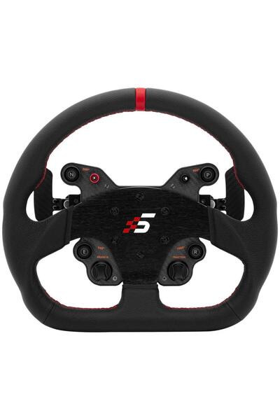 SİMAGİC GT1-SD Steering Wheel, Leather, 8 Controls, USB (Black)