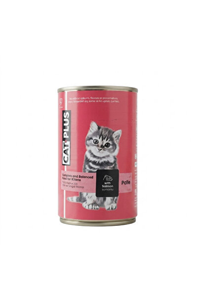 Cat Plus Cat Plus Canned Wet Food Pate with Salmon for Kittens 395g