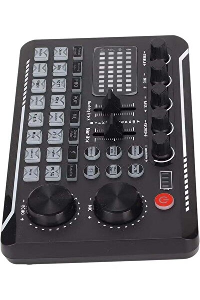 Gennext F998 Live Sound Card – 16-Bit 44.1KHz Dual Channel Sound Mixer for PC...