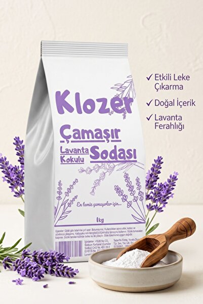Lavanta Kokulu Çamaşır Sodası 1 Kg Beyazlatıcı Temizleyici ve Leke Çıkarıcı