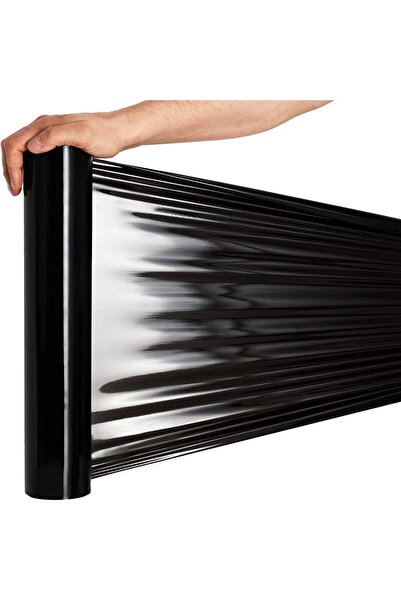 Gogoey SİYAH STREÇ 17 MİCRON 2000 GR (350 GR+1650 GR) 210 MT 6 ADET