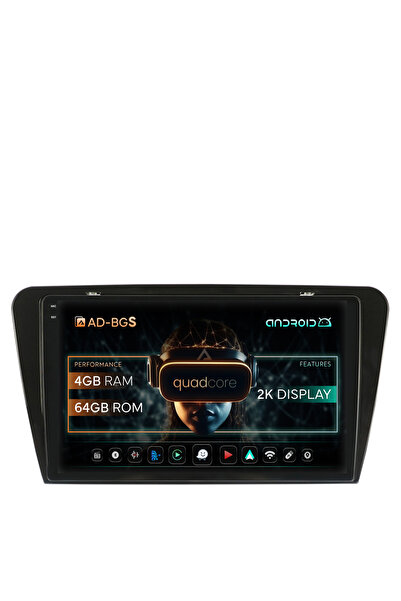 AutoDrop Андроид навигация Шкода Октавия 3 (2013-2018), 10.36 инча, 4GB RAM, ...