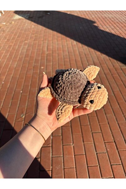Sihirlihalka Amigurumi Kadife Kaplumbağa Oyuncak