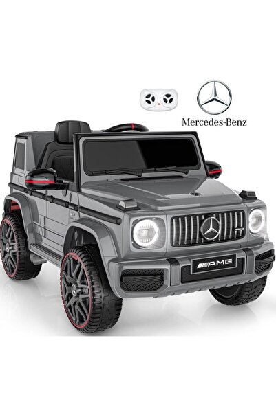 Mercedes Benz Electric car for children with AMG license G63 Grey with 2.4G r...
