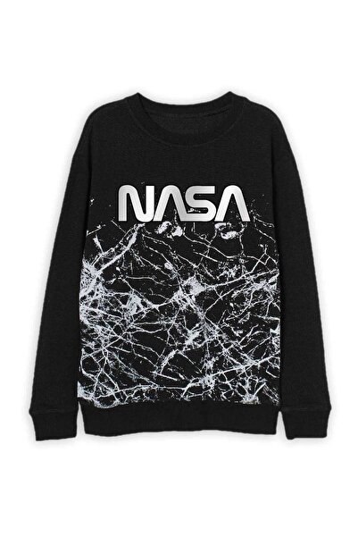 Nasa Bluza neagra, broderie, 100% bumbac