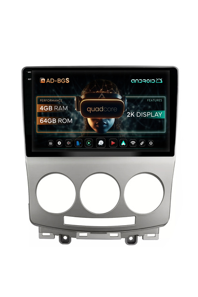 AutoDrop Android Navigation Mazda 5 (2005-2010), 9.5 inch, 4GB RAM, 64GB ROM