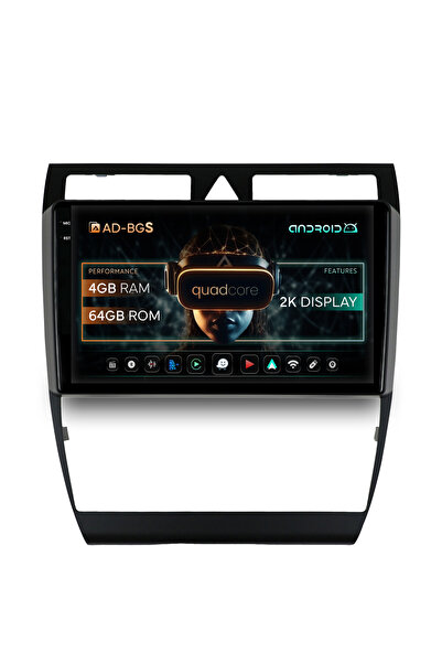 AutoDrop Android Πλοήγηση Android Audi A6 (1999-2004), 9,5 ιντσών, 4GB RAM, 6...