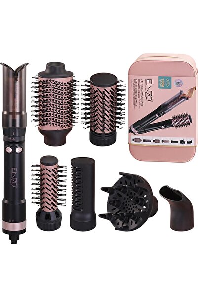 Enzo Professional 7 In 1 Air Styler & Hair Dryer Set En 782 1500W Multifuncti...