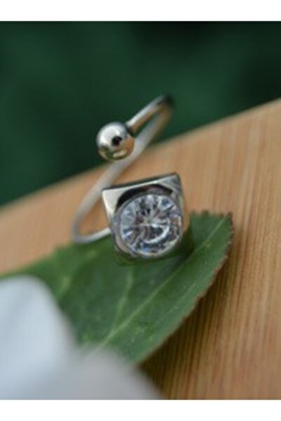Stoneage Silver Plated Joint Ring - Silver Color -