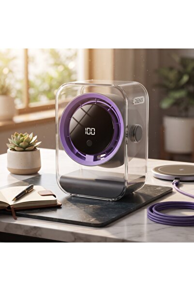 Primo Plus مروحة مكتب لاسلكية DX2626: قوة 3.5 واط، بطارية 3000 مللي أمبير، شا...