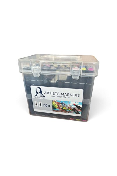 Südor Mona Lisa Touchblack Marker Kalem 60 Colors