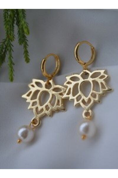 Stoneage Earrings - Gold Color -