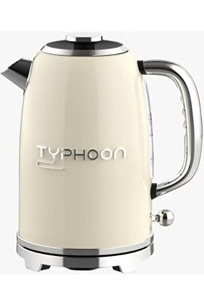 Typhoon غلاية كهربائية Ty-01-001، 2200 واط، 1.8 لتر - لون أبيض فاتح