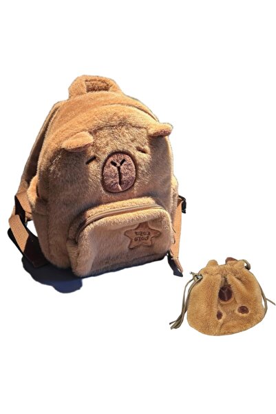 OEM Capybara - Set de 2 rucsacuri școlare, frumoase și stilate, rucsac mic Y2...