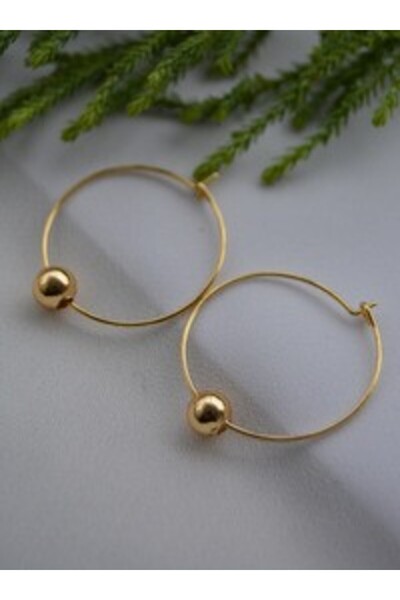 Stoneage Earrings - Gold Color -