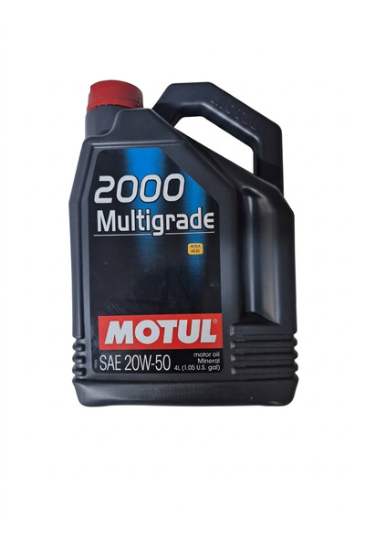Motul 2000 Multigrade SAE 20W50 Mineral Motor Yağ(4Lt)