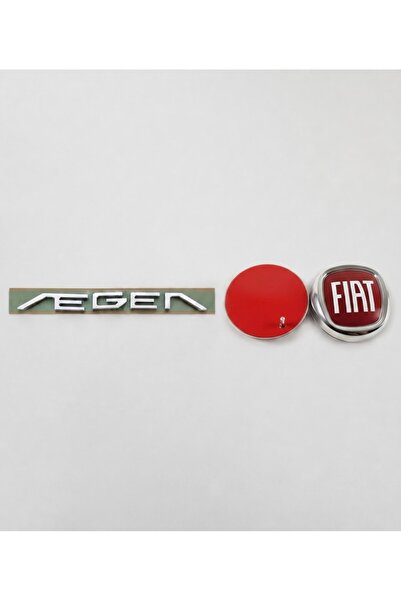 OEM FİAT EGEA BAGAJ AMBLEMİ (735631878) VE EGEA BAGAJ YAZISI SETİ KROM (51984...