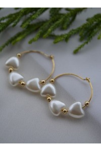 Stoneage Earrings - Gold Color -