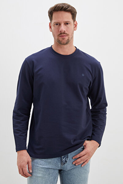 Fulla Moda Printed crew neck sweatshirt
