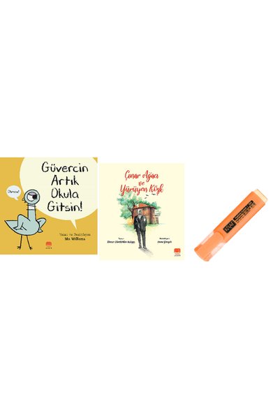Uçan Fil Yayınları Güvercin Artık Okula Gitsin + Çınar Ağacı ve Yürüyen Köşk ...