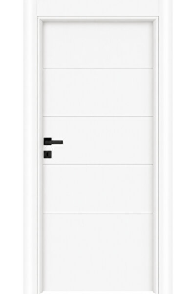 kapa Modern Oda Kapısı - Pvc Kaplı Mdf İç Oda Kapısı - 202x88cm 16'lık Kasa
