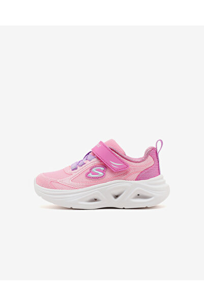 SKECHERS SOLA GLOW 2.0 Küçük Kız Çocuk Pembe Işıklı Spor Ayakkabı 303729N PKLV