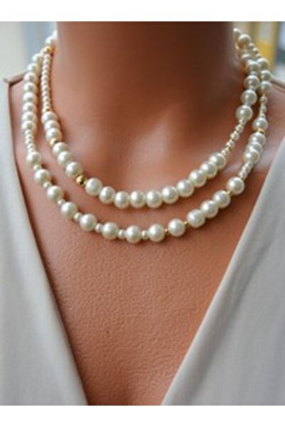 Stoneage Necklace - White -