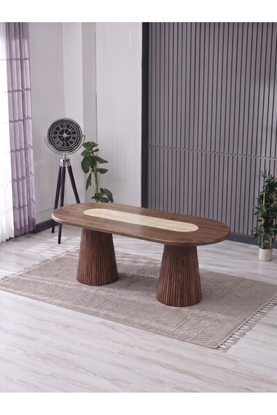 JoyMassa AURA BOHEM ÇİFT RENK MEBRAN MDF 90X180 MASA
