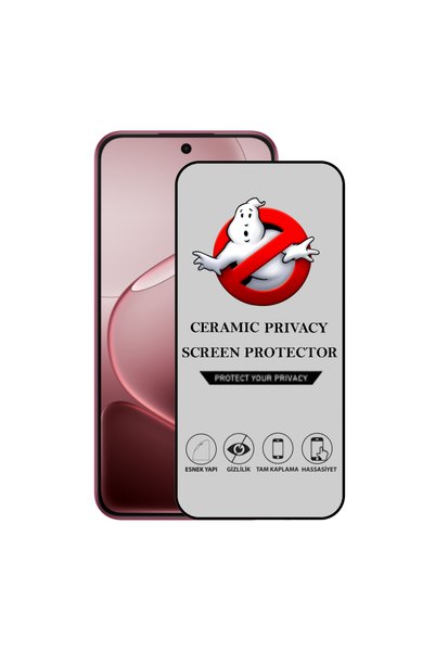 CaseArt Oppo A6 Pro ile Uyumlu Tam Kaplayan Parlak Seramik Nano Esnek Hayalet...