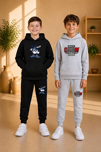 armicem Armikids Unisex Children's Printed 2-Piece Tracksuit Set Multi-Colore...