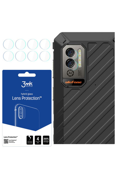 3MK Sticlă Hibridă Pentru Ulefone Power Armor X11 Pro Protecție Lentilă