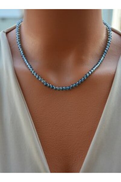 Stoneage Crystal Quartz Necklace - Multi-Colored