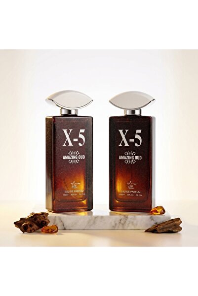 ARYAN X-5 Amazing Oud EDP - Ediție Premium Roșu Intens, 100ml x 2