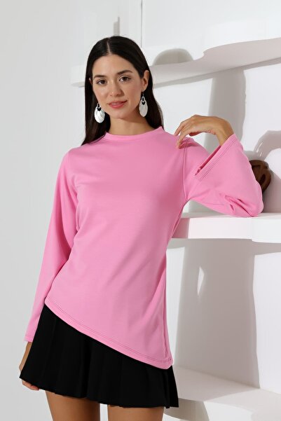 Sabr Women's Modal Asymmetrical Cut Spanish Sleeve Blouse