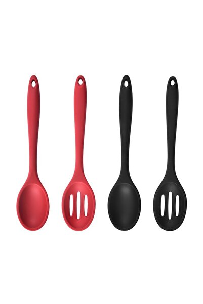 Generic Brand Set 4 linguri mari din silicon,ustensile de bucătărie,polonic,t...