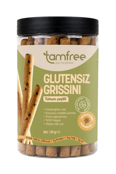 tamfree gluten-free preferences Glutensiz Grissini 130 g